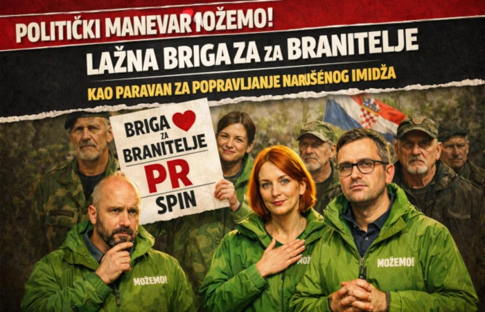 Politički manevar Možemo!: Lažna briga za branitelje